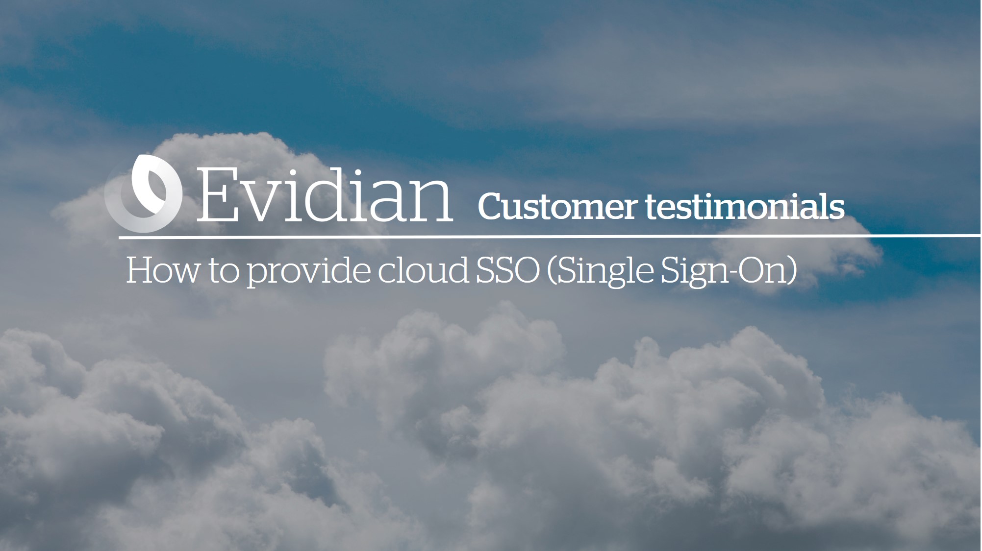 How does Evidian provide SSO (Single Sign-On) with virtual desktops at P&T Luxemburg?